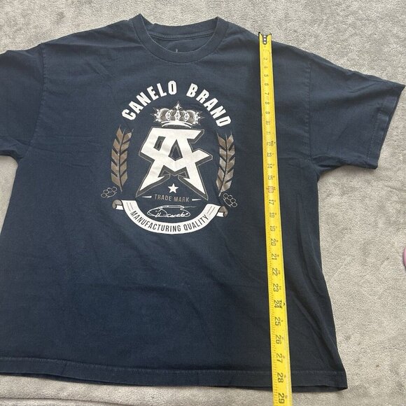Canelo Alvarez Shirt Mens 2XL Blue Canelo Brand Manufacturing Quality CA Logo - Picture 2 of 8